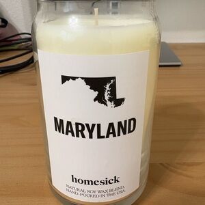Homesick Maryland Scented Candle - Cream